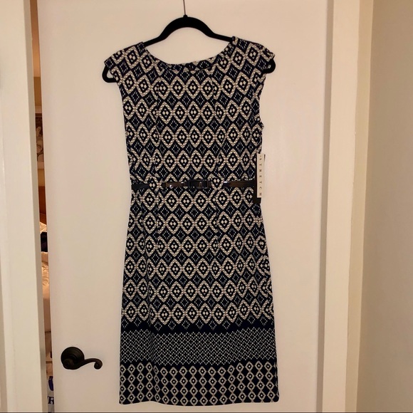 NWT Blue Printed Dress - Picture 1 of 1